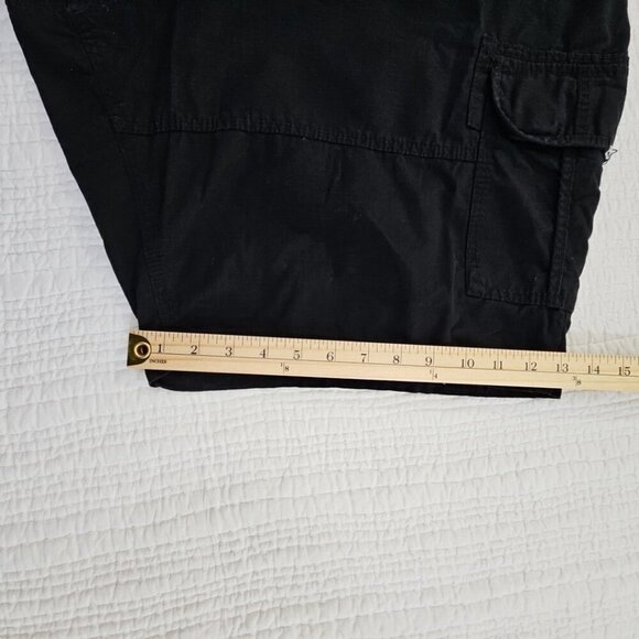 Ecko Unltd Shorts Men's 48B Black Cargo Baggy Streetwear Outdoor Utility Y2K EUC - Picture 6 of 10